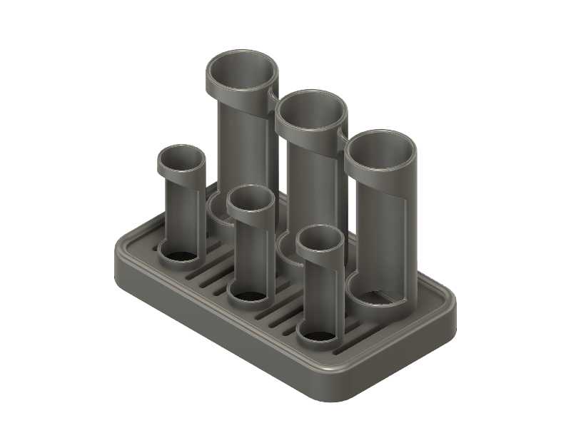 Organizer na zubní kartáčky pro 3 osoby / Toothbrush organizer for 3 people