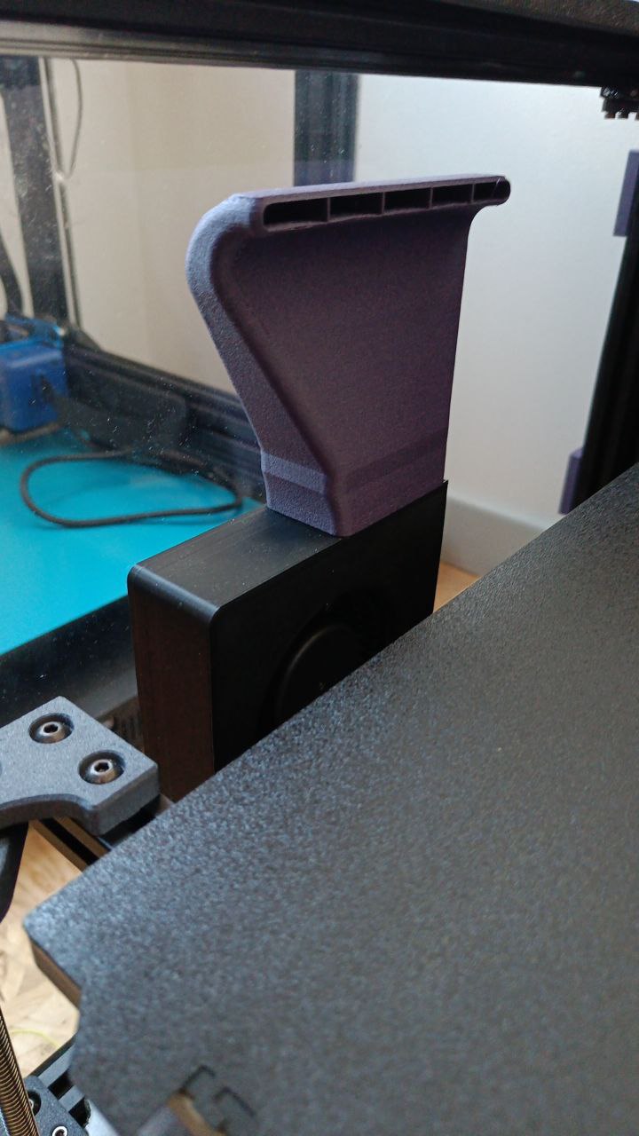 Aux fan duct extender A4t - Rapido 2 UHF  - Cartographer carriage - orbiter SIBOOR