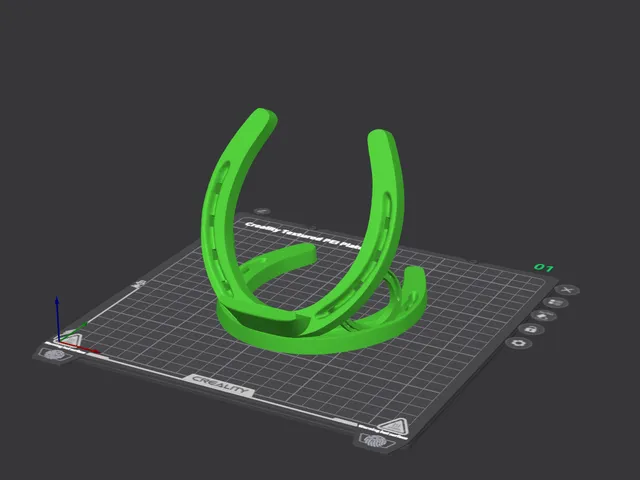 Horseshoes picture/tablet/phone stand