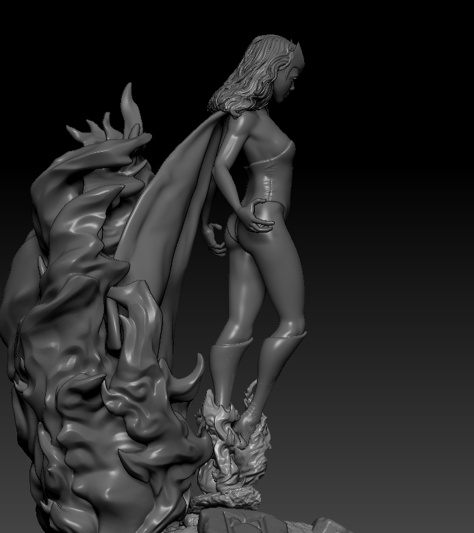 Scarlet Witch / Wanda – Dark Hex Sorceress Stl