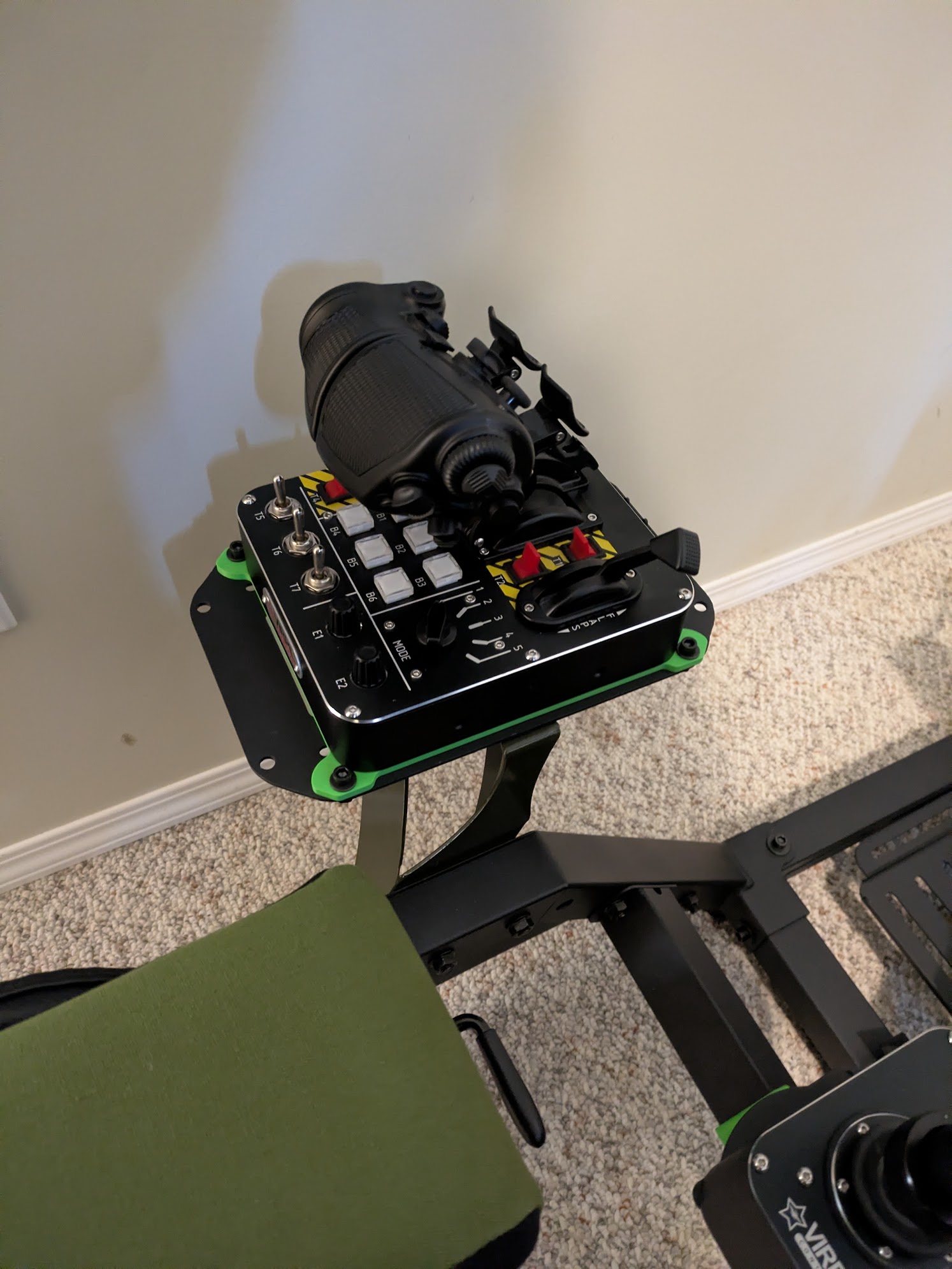 Virpil CM3 Throttle - NLR Flight Simulator Mount