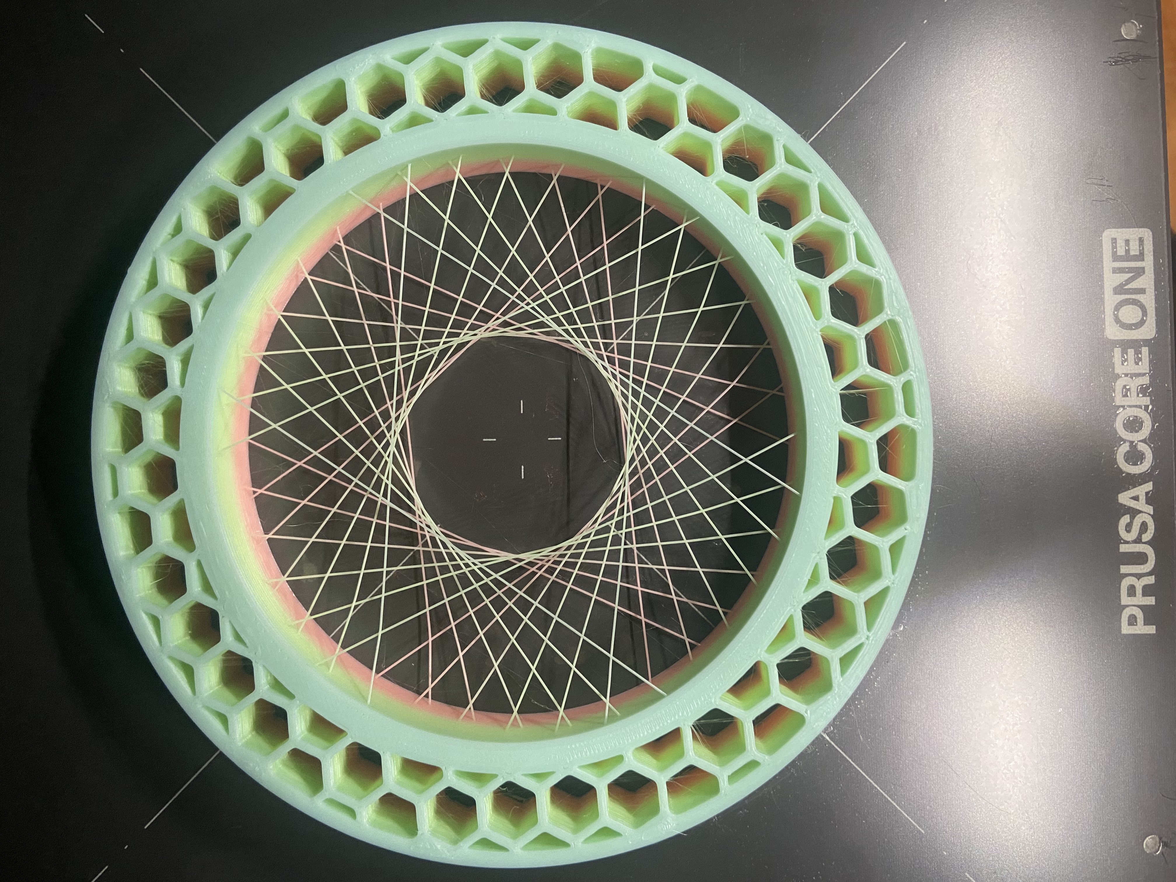 Hexagonal Layer String Art
