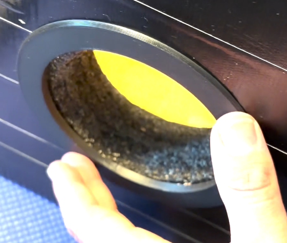 Port or Bezel for a 4" opening to clean up the look of a box