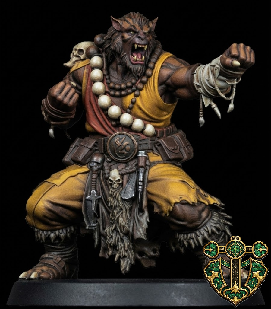 Miniatura 2 del modelo 3D Bugbear Monk