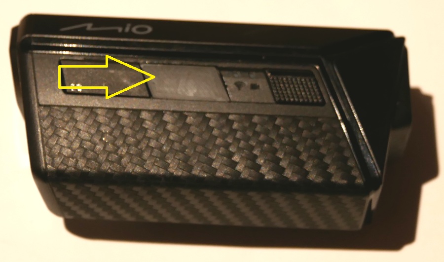 SD card slot cover for Mio MiVue MP30 GPS Camera