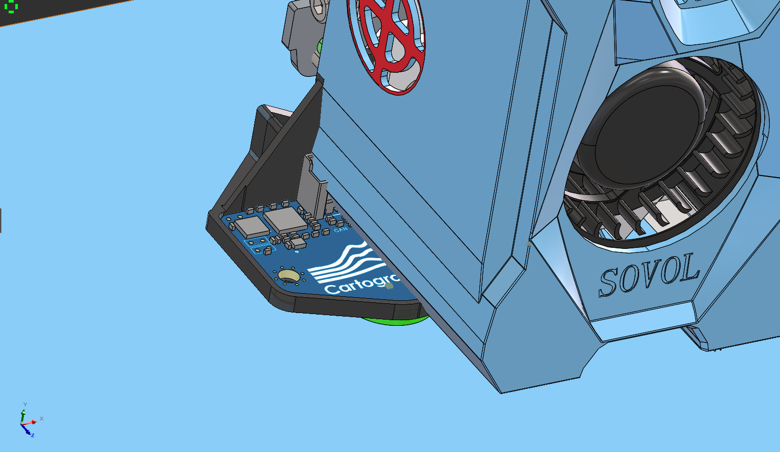Cartographer V4 Mount for Sovol SV08