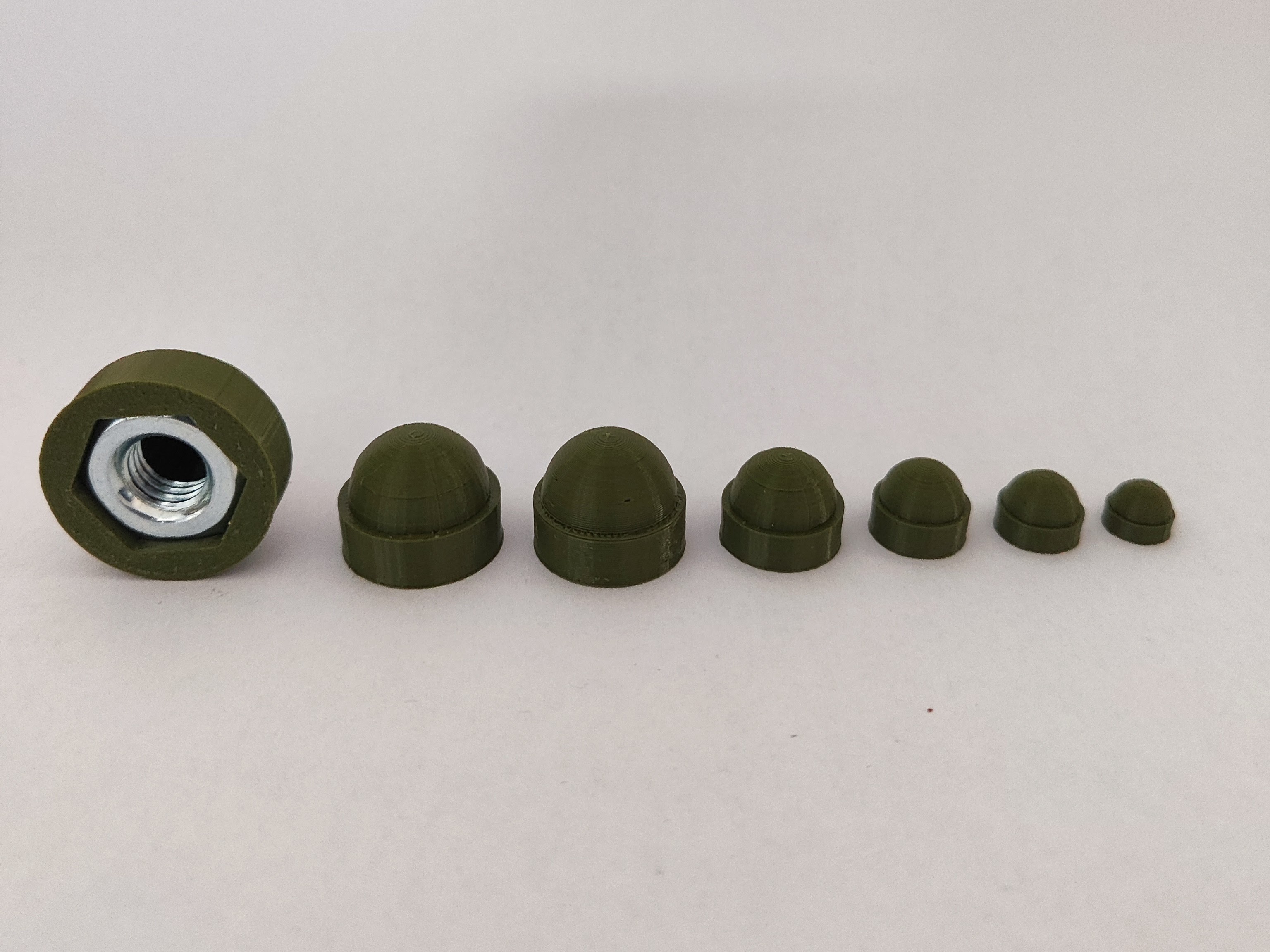 Nut Cap Set M3–M10 – Dome Hex Covers