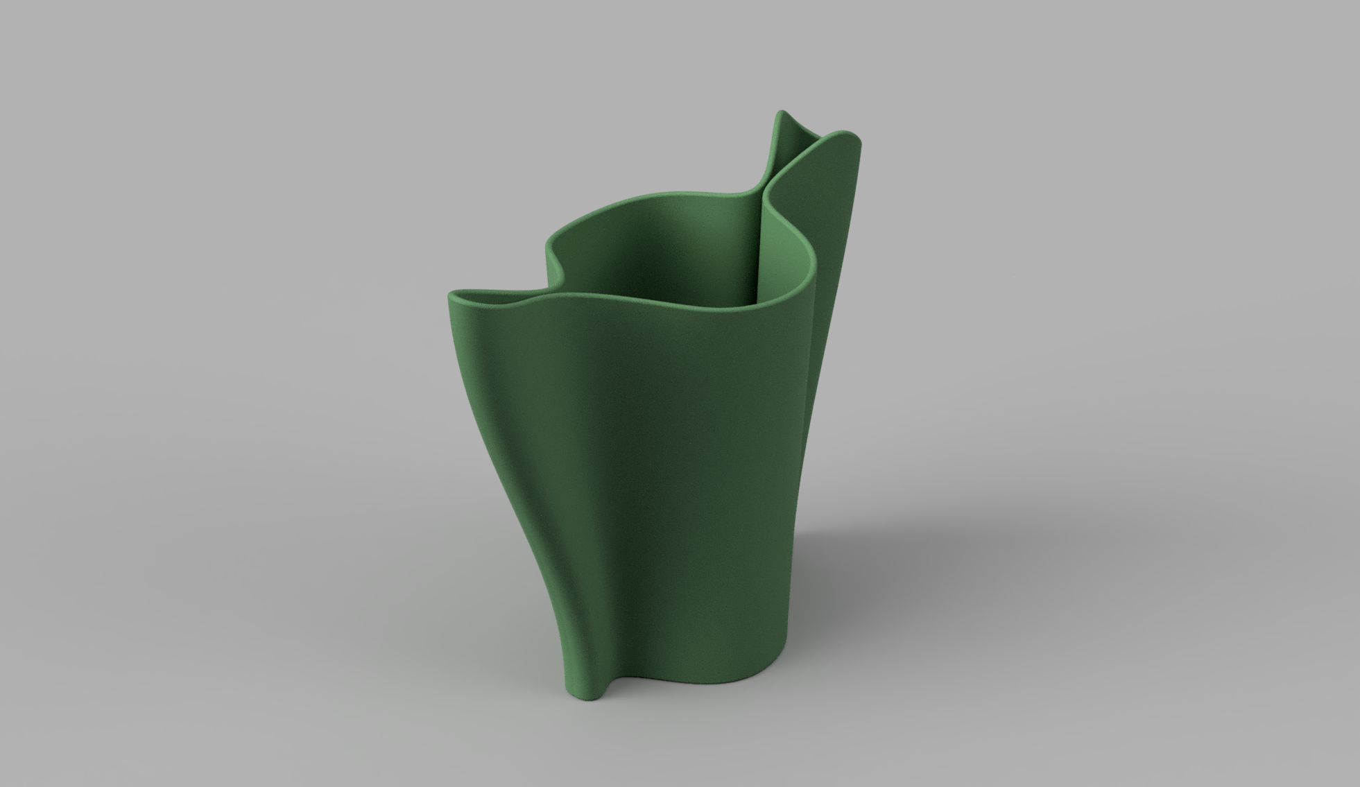 folded plant pitcher