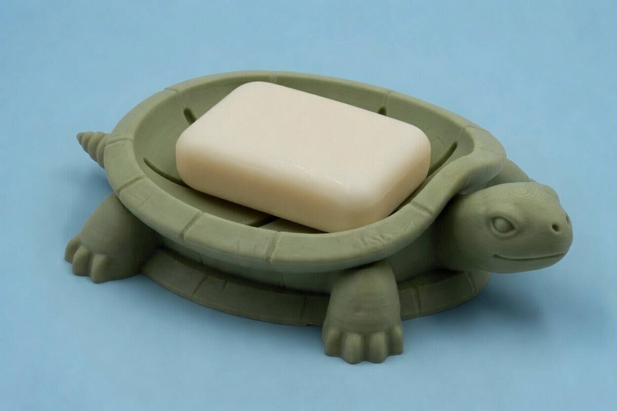 Tortoise Soap Holder Decorative Bathroom Soap Dish Organizer