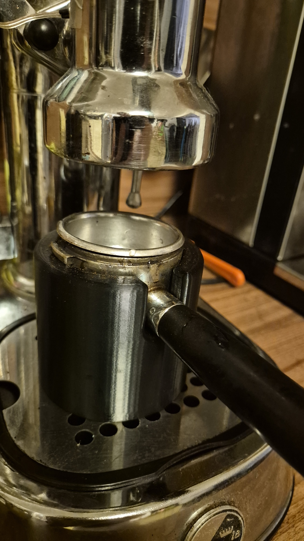 La Pavoni Tamping Station Premilenium for with single cap portafilter