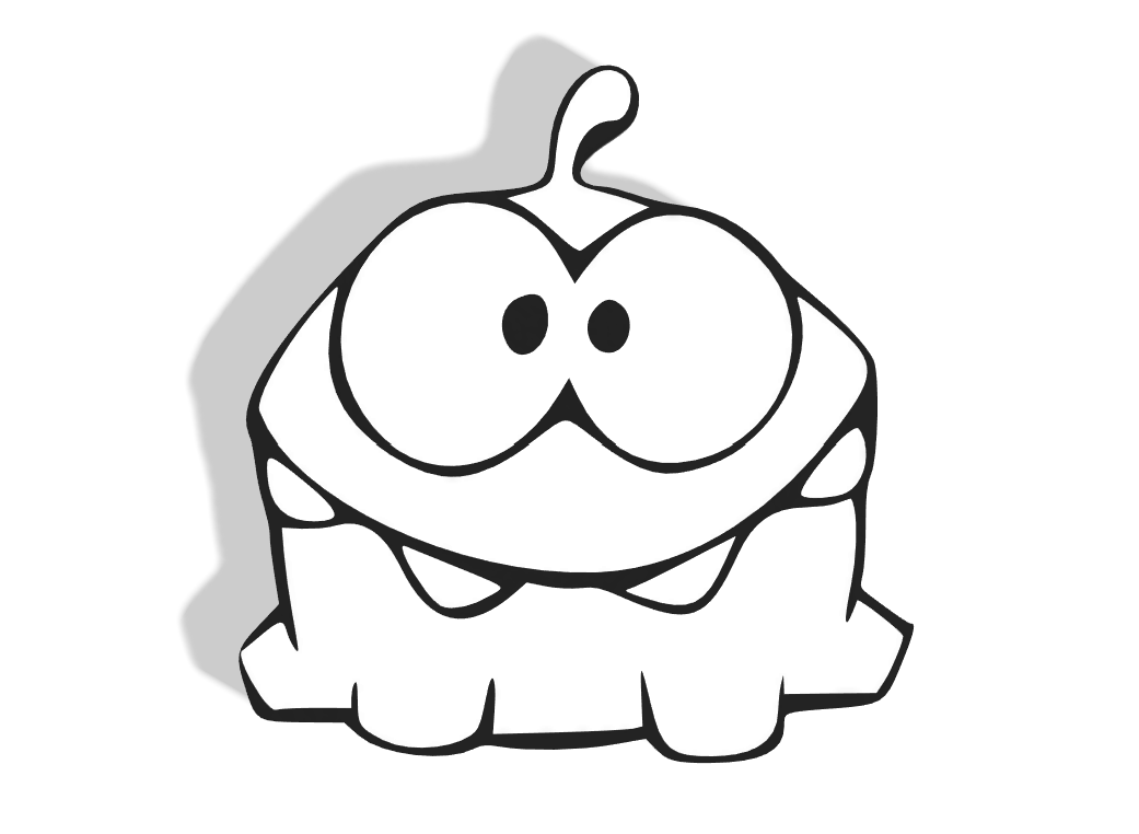 Cut the Rope Om Nom Decor