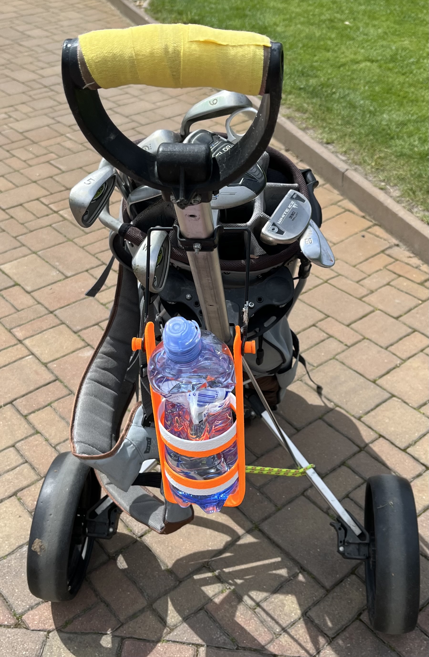 Bag boy golf trolley bottle holder, f3d file