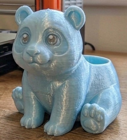Blue Panda Planter
