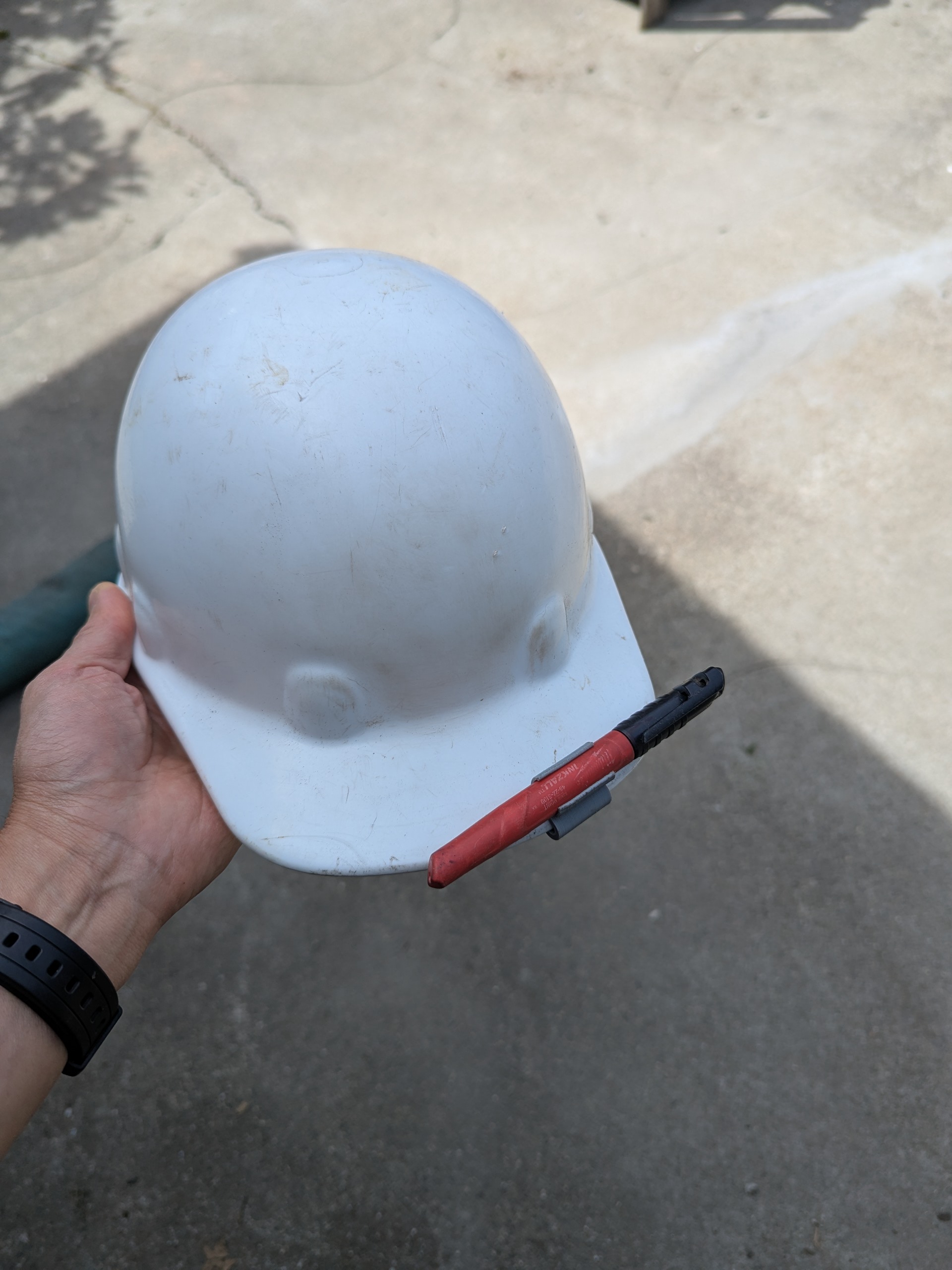 Hard Hat Marker Clip