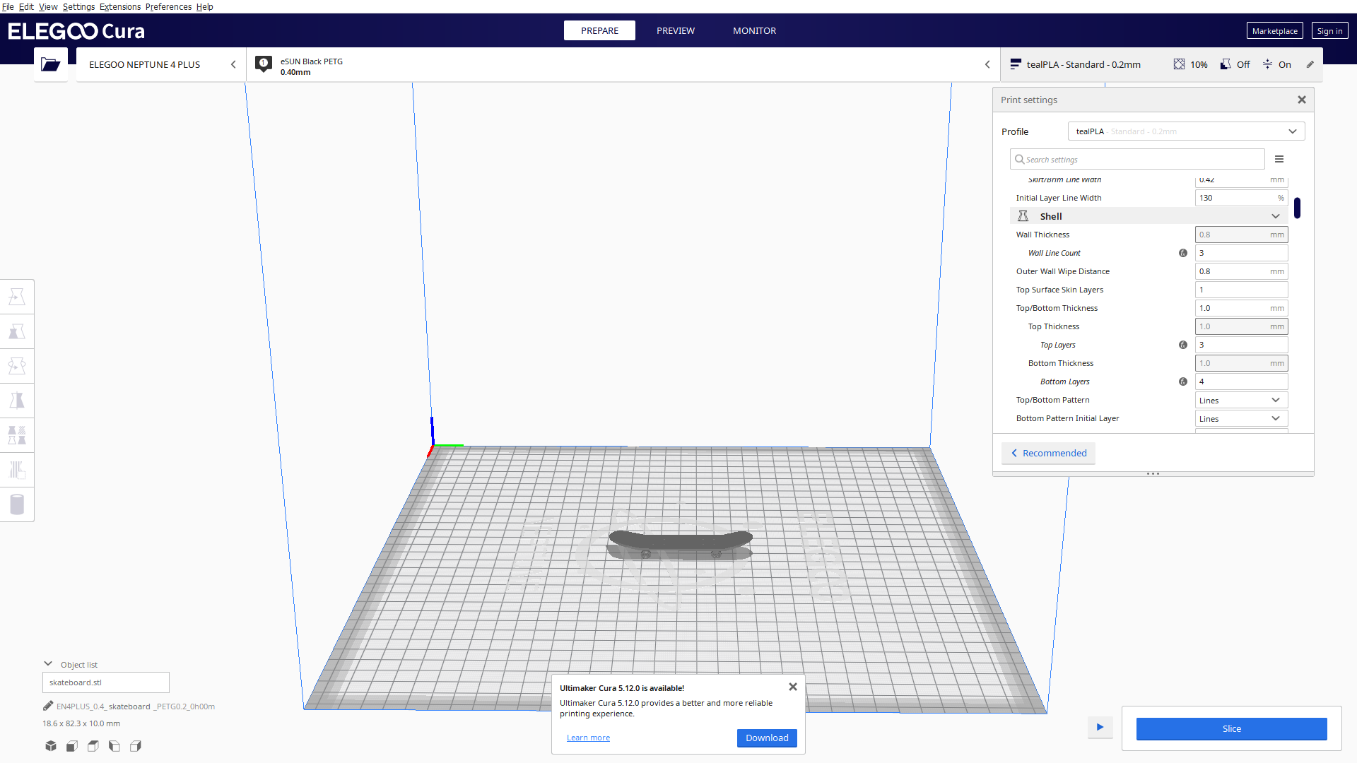 skateboard 3D model