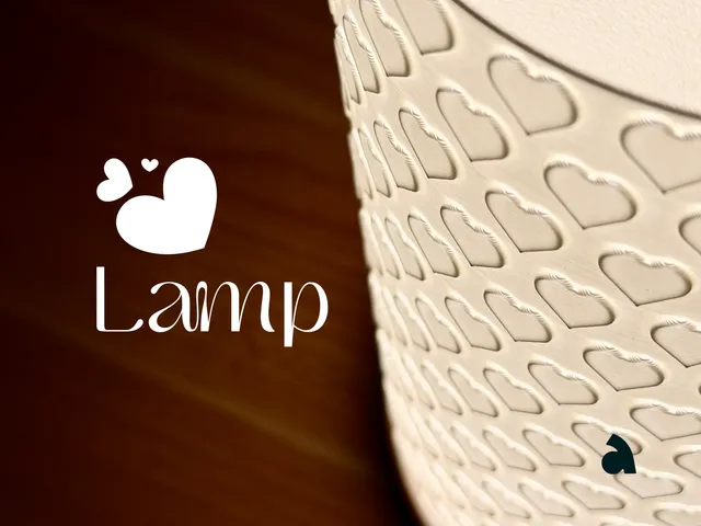Heart Pattern Table Lamp