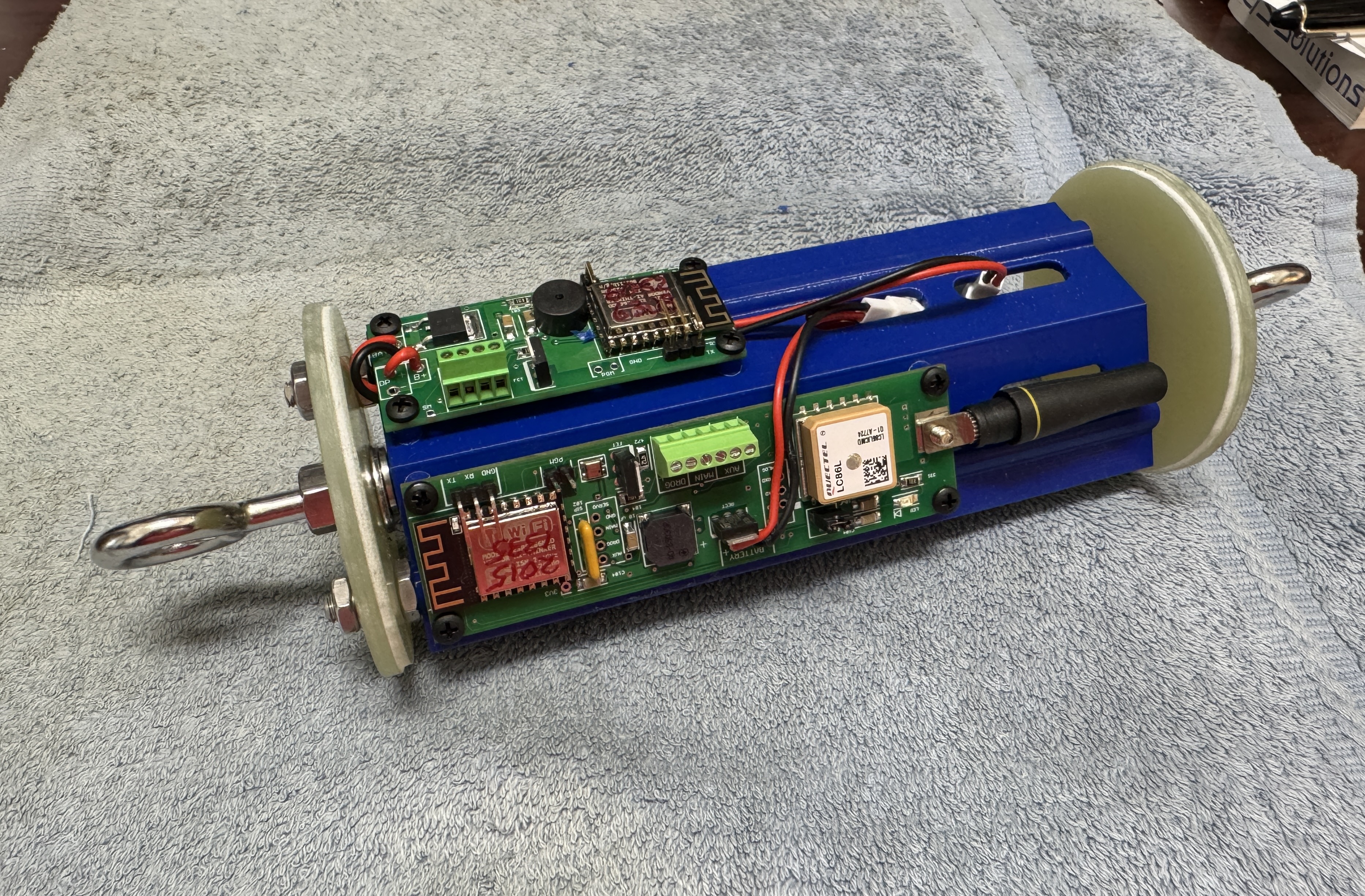 Punisher 2.6 sled for dual altimeters