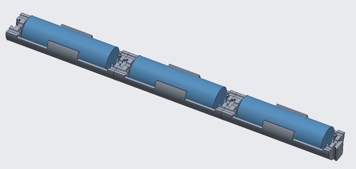 18650 / 21700 Tube Battery Holders