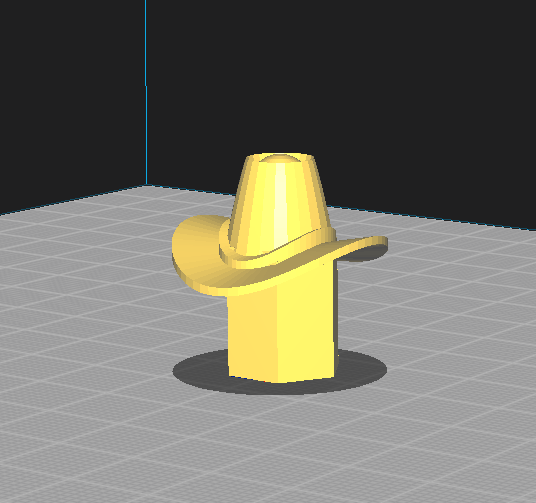 Cowboy hat valve cap