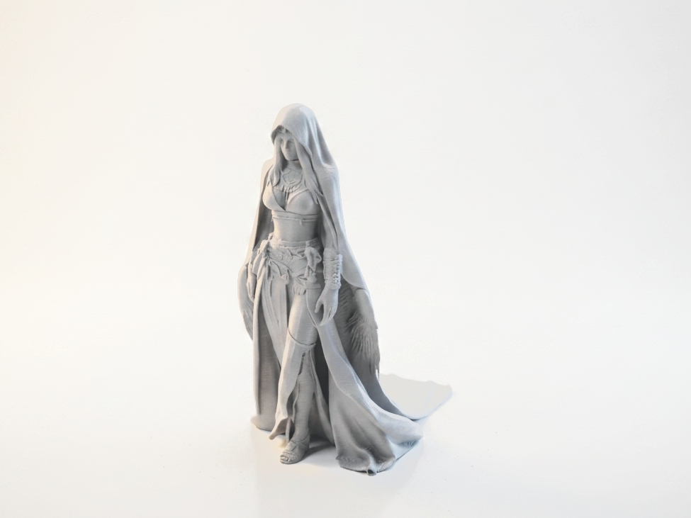 Nubian Lady Figurine Female 3D Printable