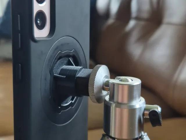 Quadlock male to 1/4" camera mount female