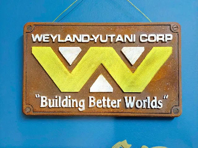 Weyland-Yutani Wall Plaque