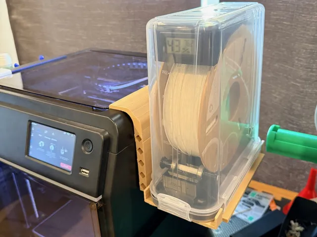 Flashforge Polydryer Cereal Container side shelf