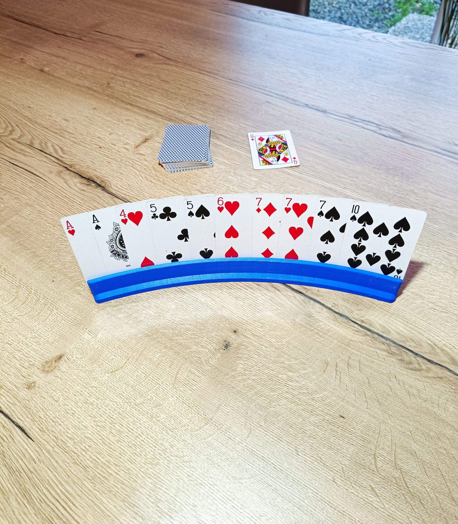 Support de carte a jouer