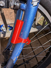 Bicycle Pannier Lower Support (for cantilever brake mount rack)