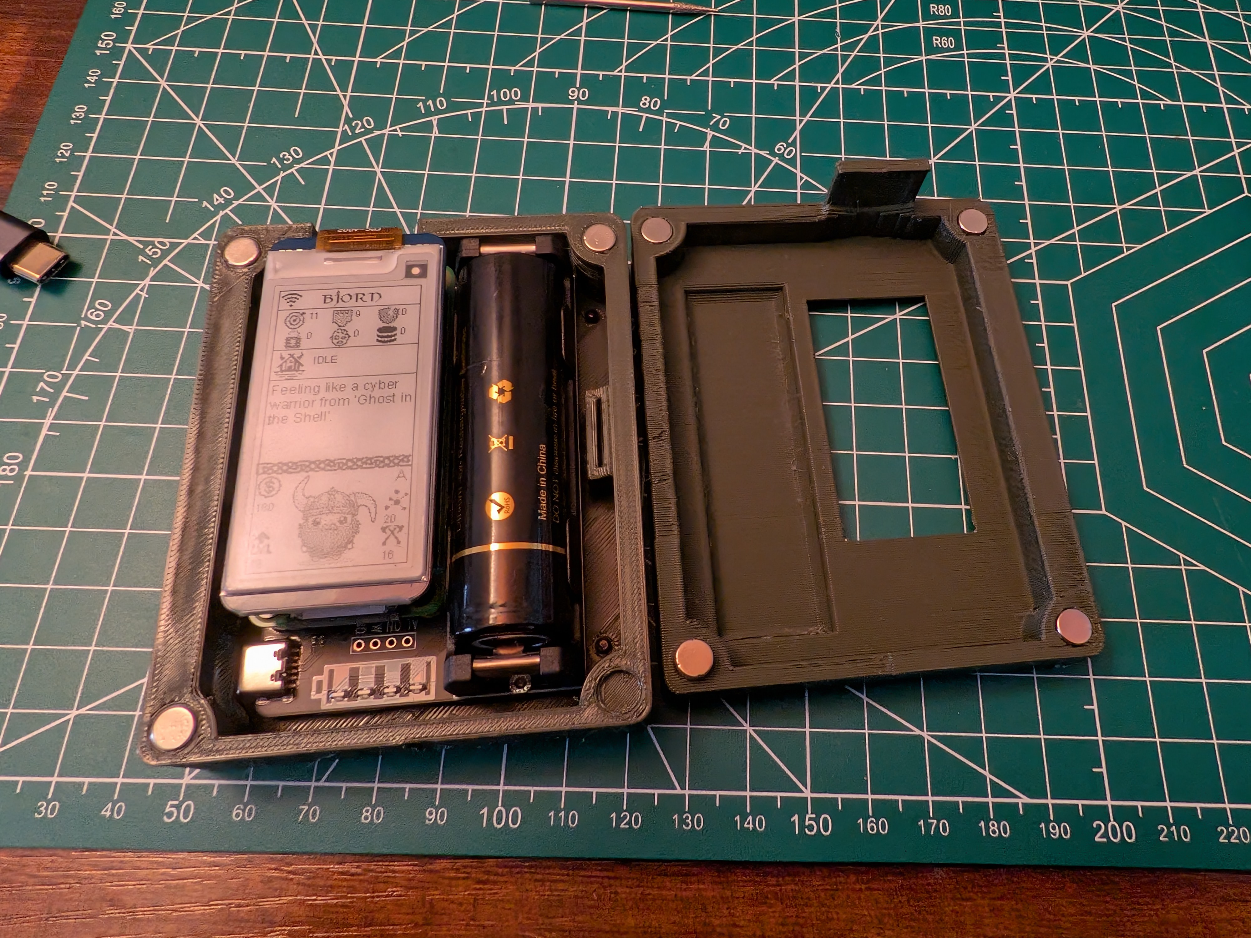Bjornagotchi Case w/ swappable battery