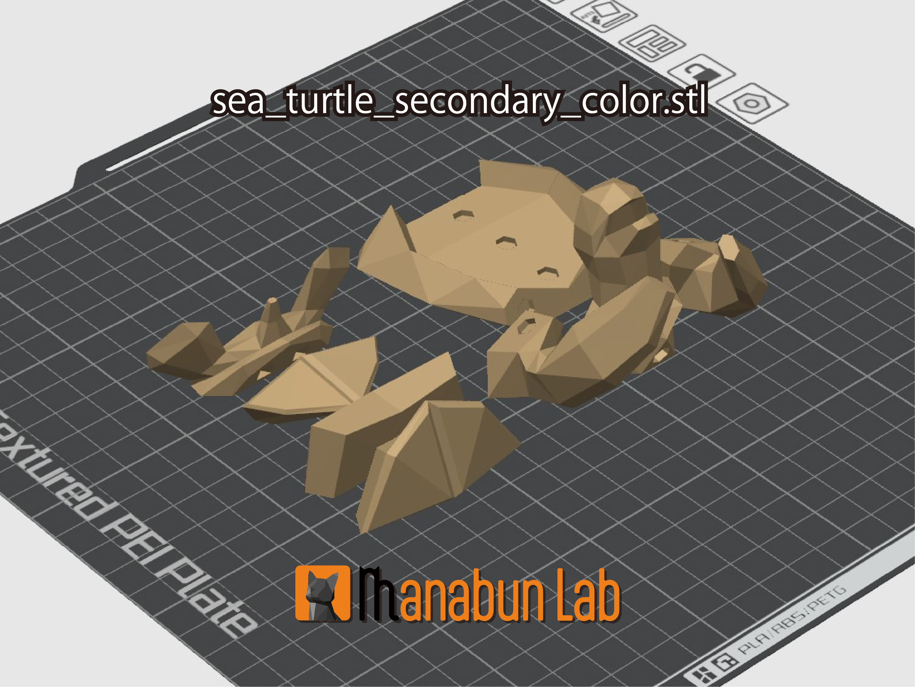 Low Poly Sea Turtle Puzzle — miniatura 7