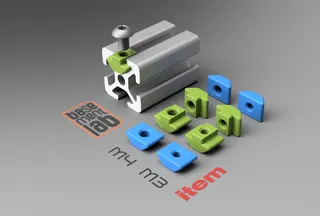 T-Slot Nuts "ITEM" Spare part