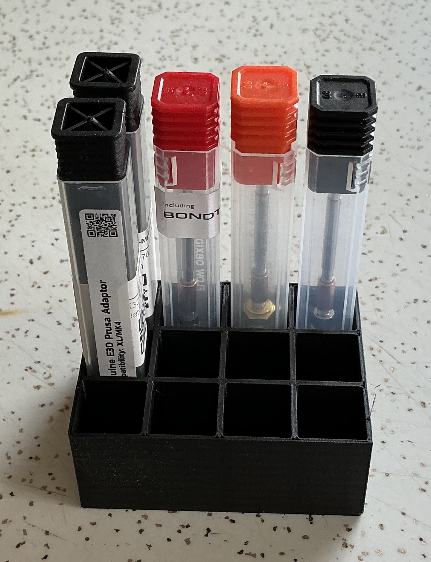 Prusa XL type Nozzle Storage Box or Tray