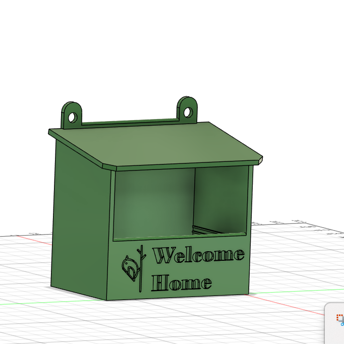 Half-open Bird House by Sam 73 | Download free STL model | Printables.com