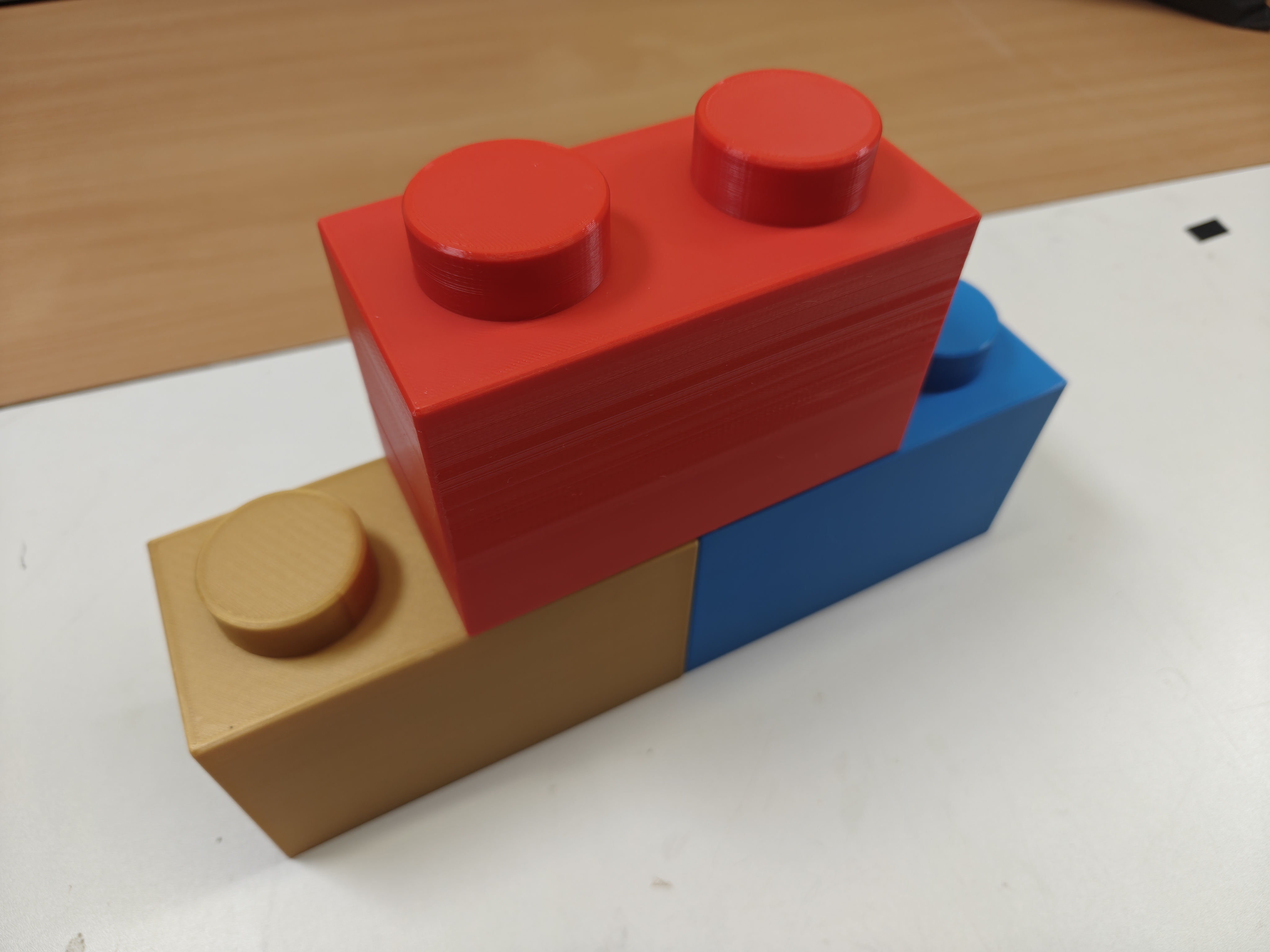 Stackable Mega Brick (scale 10:1) with secret stash