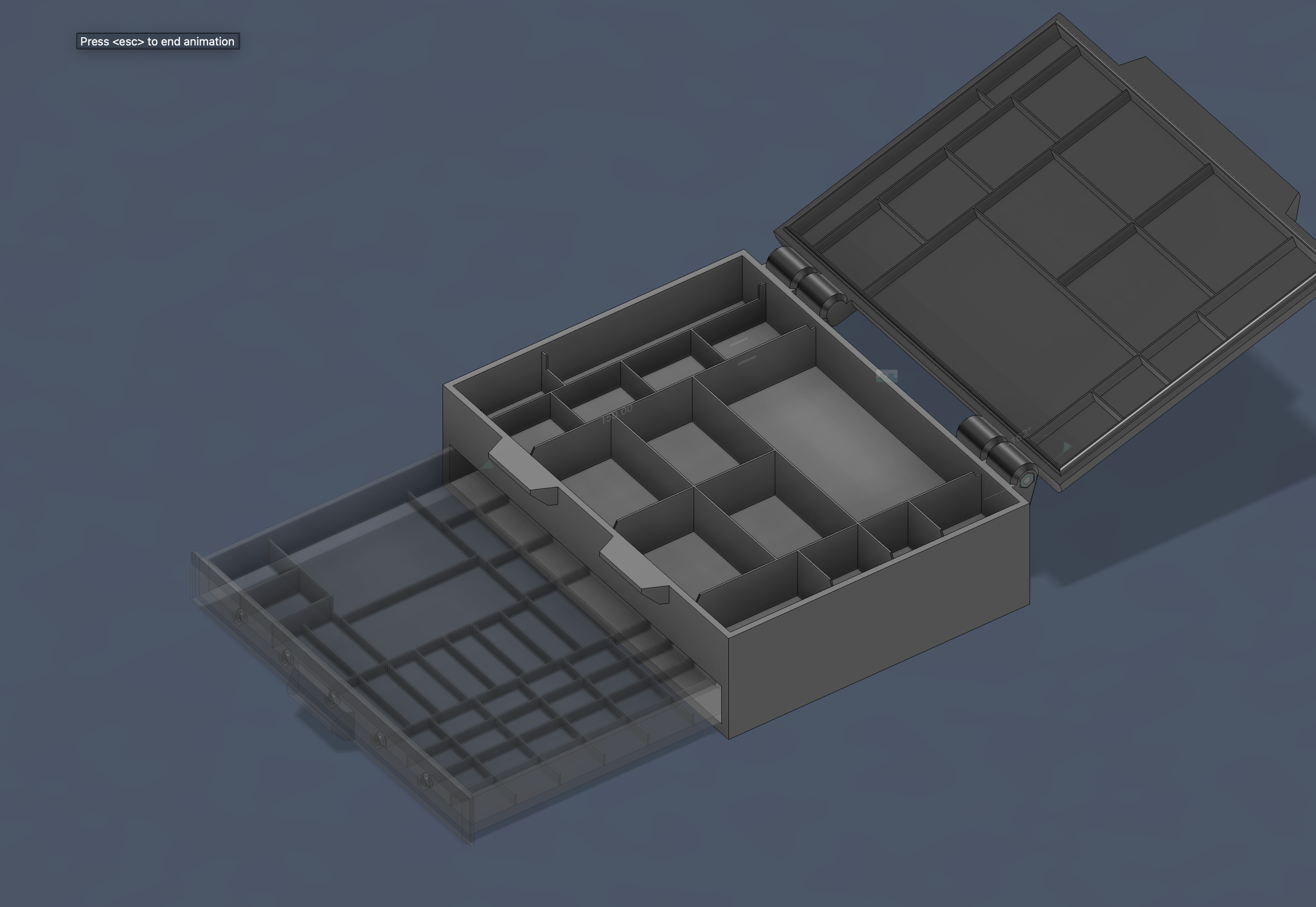 Miniatura 3 do modelo 3D Electronic component box