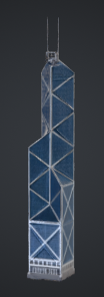 HK skyscraper stl set 香港摩天大樓 STL 套裝 — miniatura 5