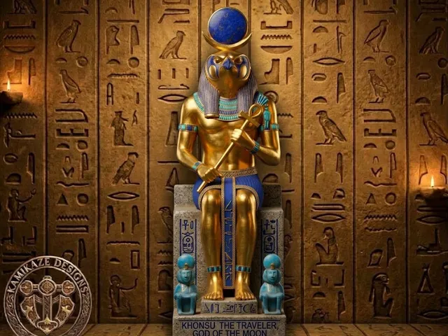 Khonsu, God of the Moon, Time, Healing