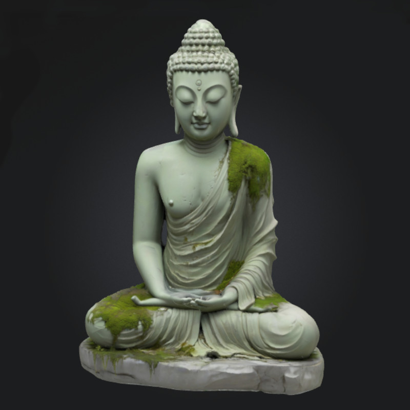 Supportfree Easypaint Buddha closed mediating eys FDMprinting