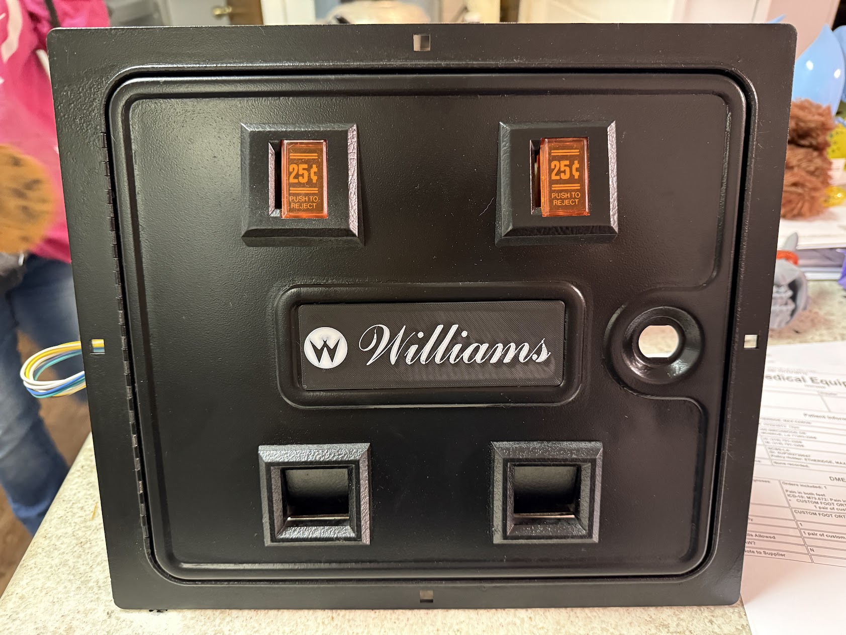 Arcade - Williams Coin Door Badge