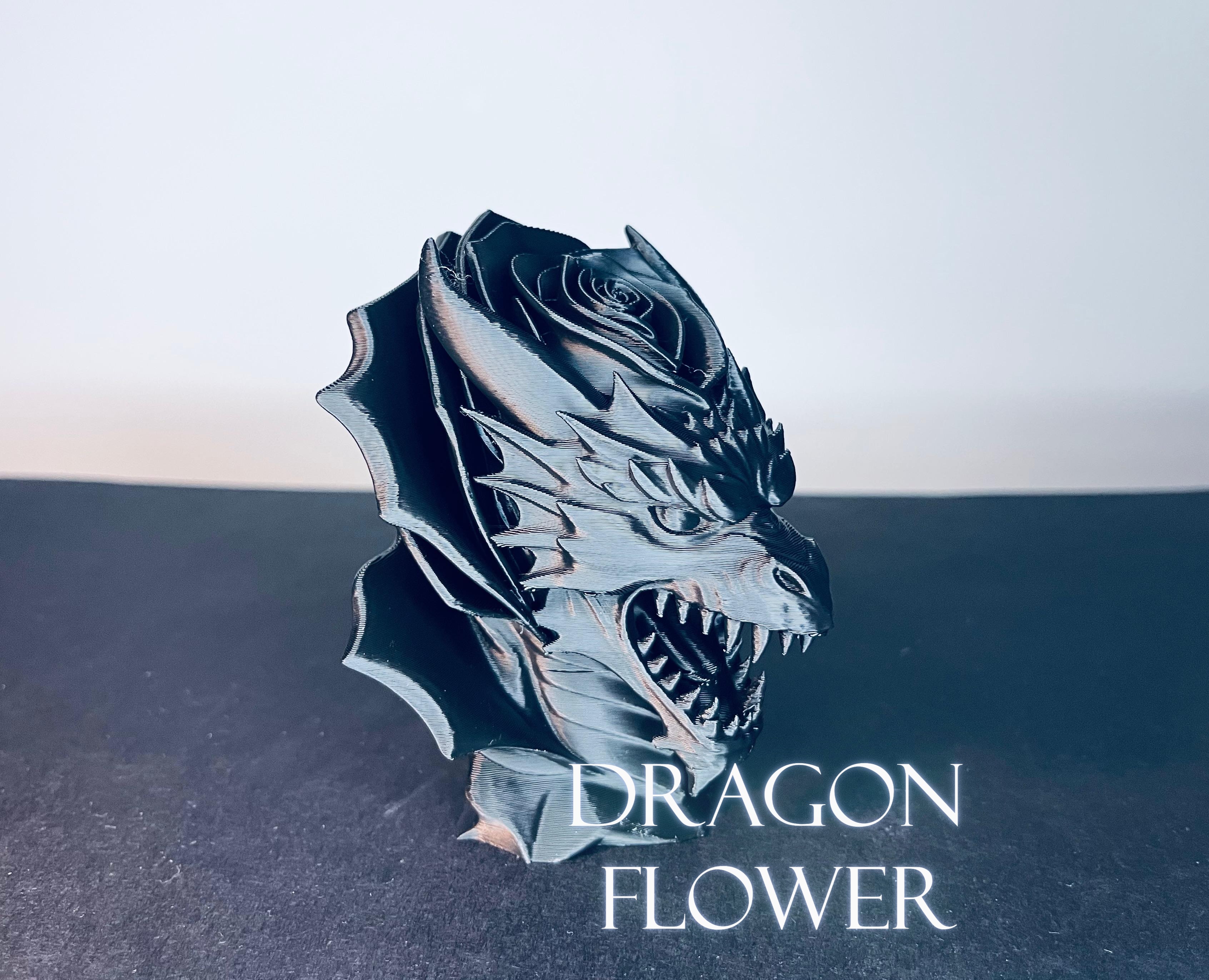 Dragon flower fusion decor