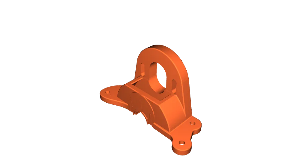 Tamiya TT-01 high, centered motor mount by Zétény Miskey