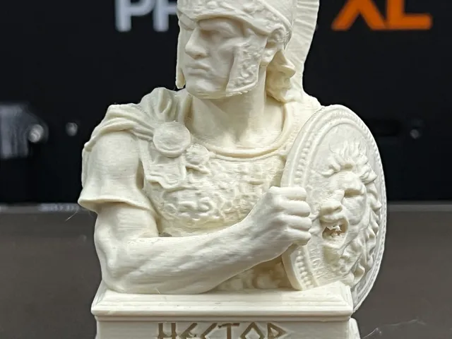 Hector Bust – Trojan Prince Warrior Statue STL