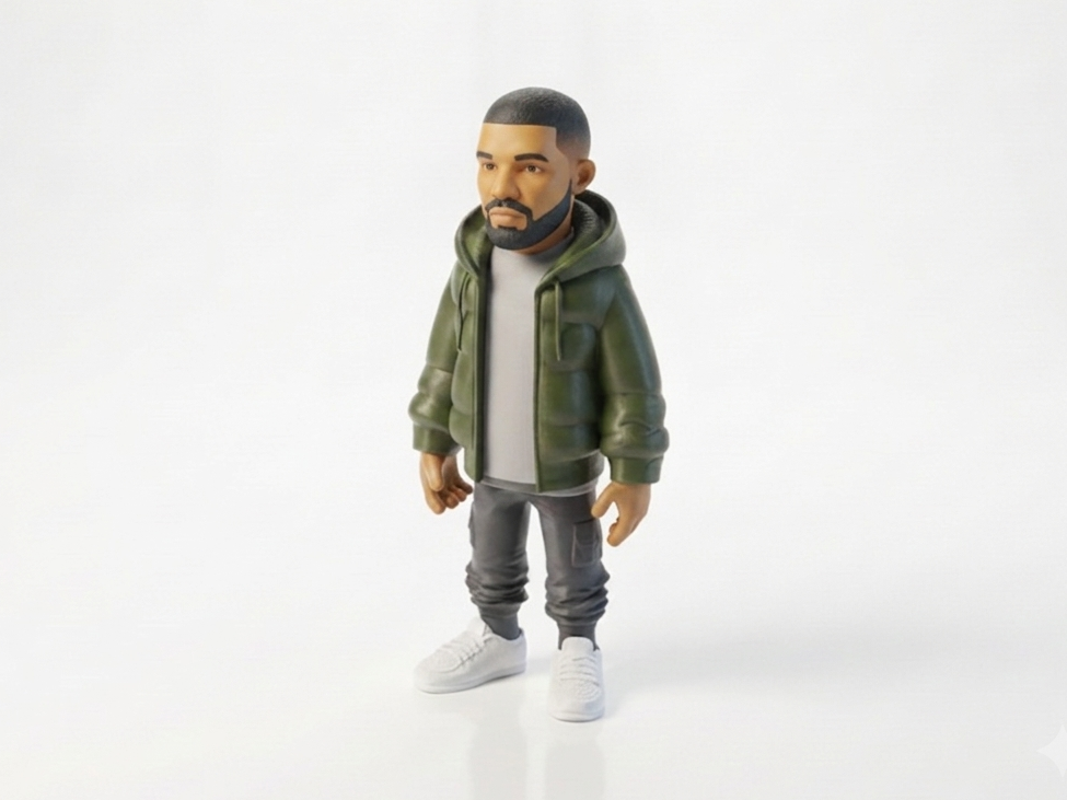 Drake Figurine Celebrity Musician 3D Printable
