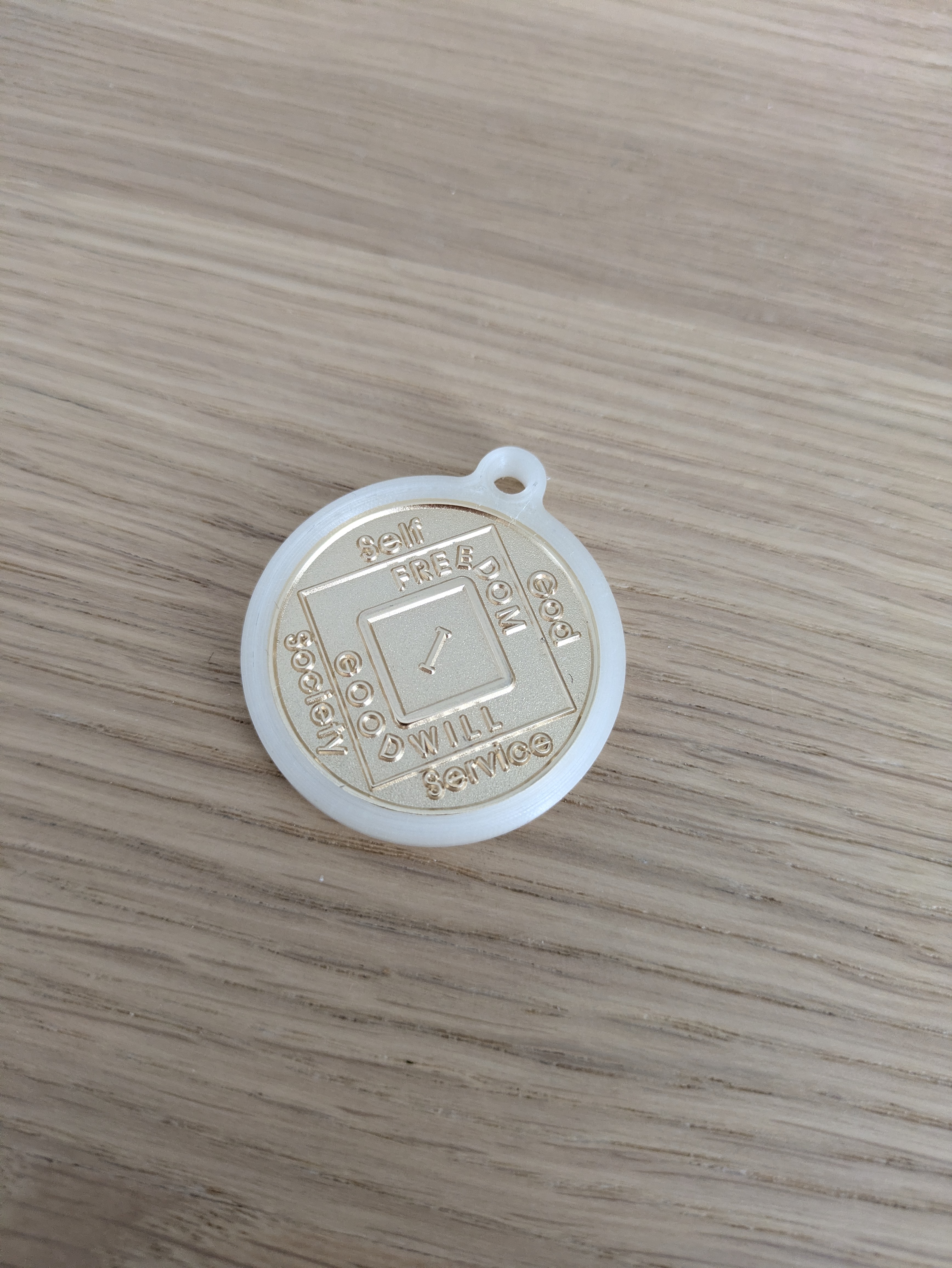 Narcotics Anonymous NA Coin Medallion holder