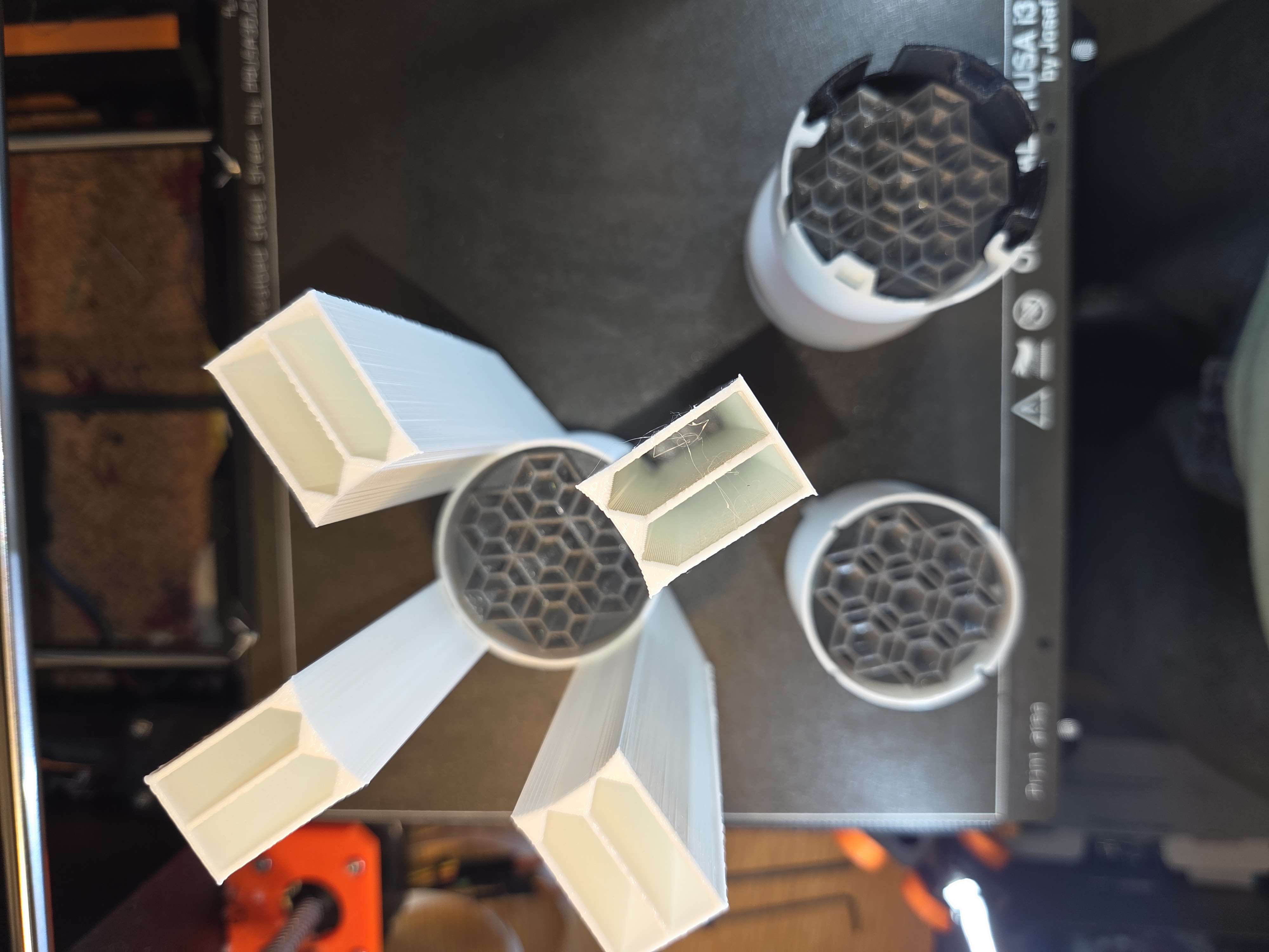 Remix of nozzles to be the hexagonal pattern shown in the movie.