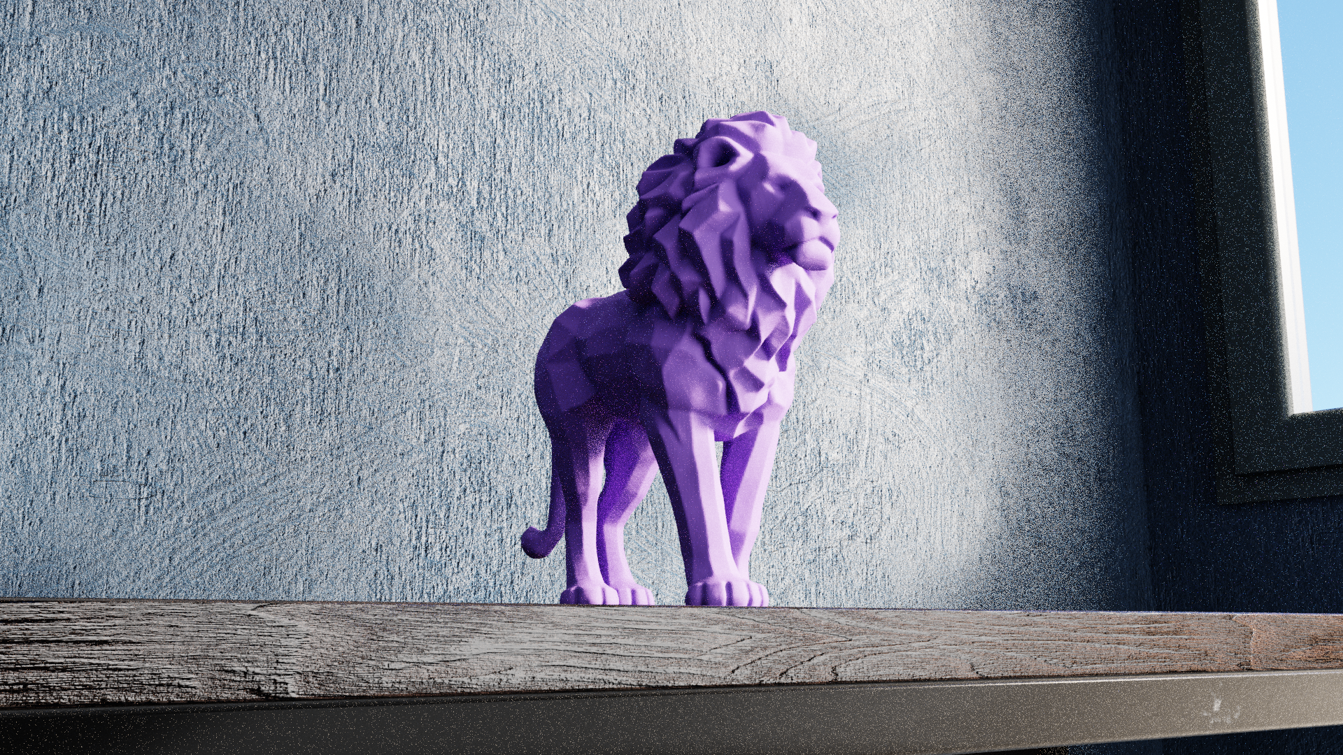 Low Poly Lion — thumbnail 2