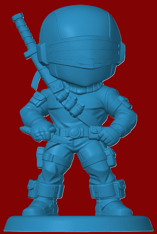 Snake Eyes Inspired Chibi — miniatura 3