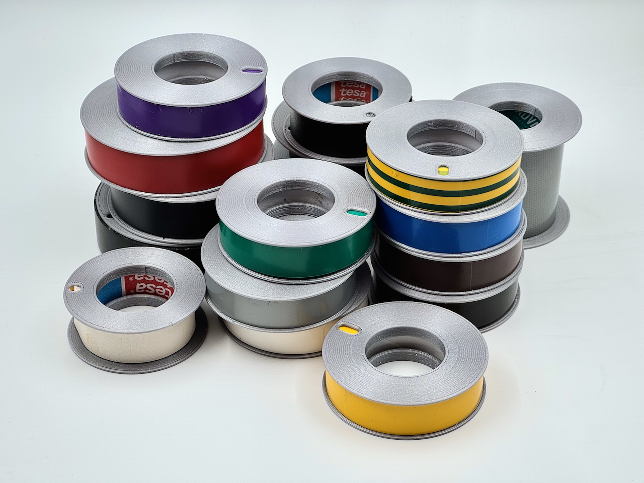 Spools for electrical insulation tape