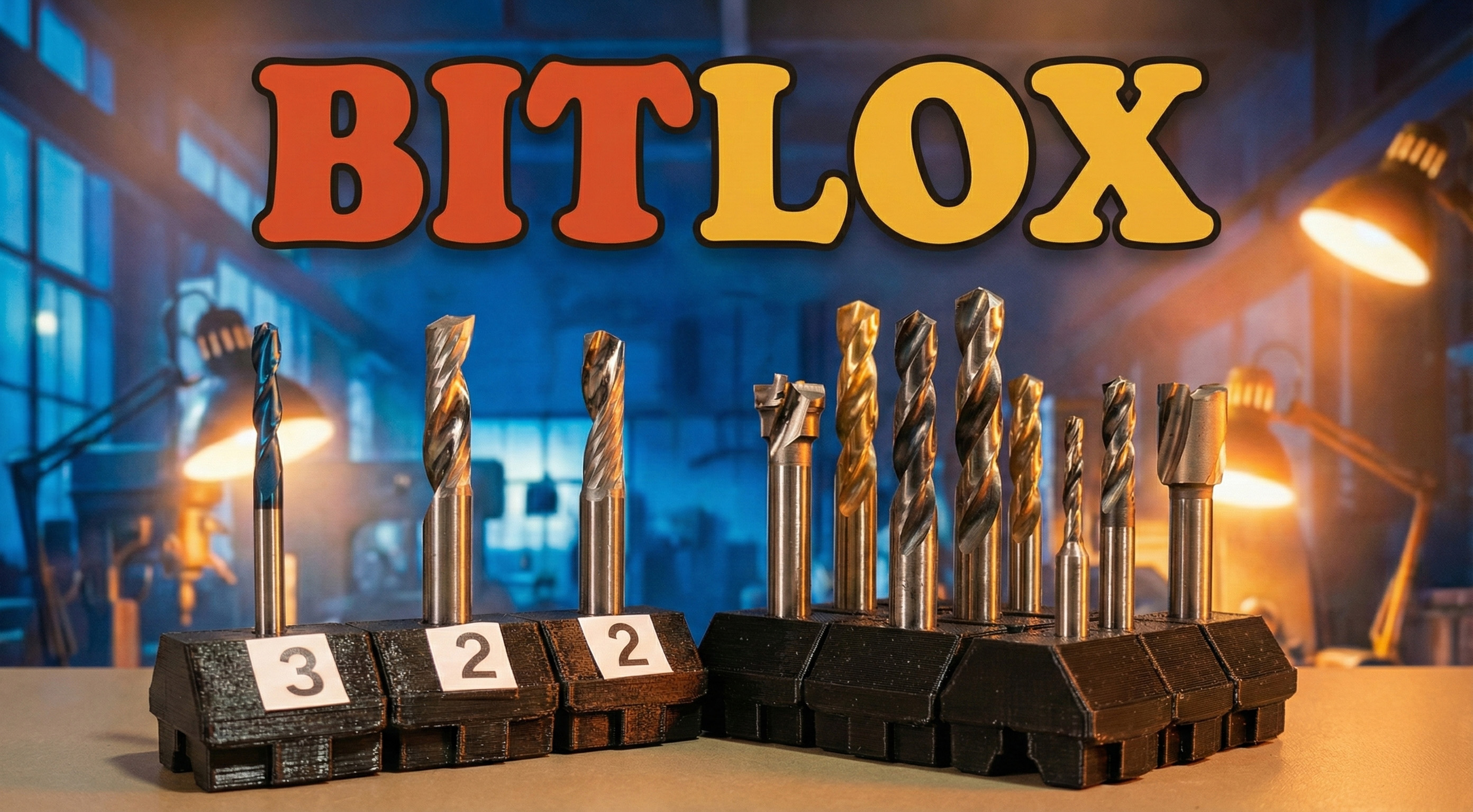 BitLox - Modular & Parametric CNC Bit Holder System